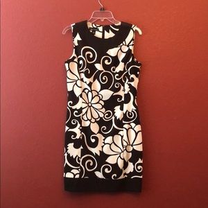 I.N. Studio Brown and Cream Dress